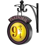 Vintage Hanging 9 3/4 Night Light, Platform 9 3/4 Sign Wall Light, Home Decor...