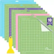 10 Pack 12"X12" Cutting Mats for Cricut Explore Air 2/Maker 2/3