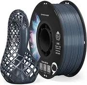 ABS Filament 1.75mm 3D Printer Filament 1kg Spool Tangle-Free High Resilience Elastic Dimensional Accuracy +/- 0.02mm Fits for Most FDM 3D Printers Easy to Use,One Size,Grey