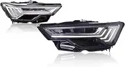 Car Light Compatible For Audi A6L C8 2019-2023 Headlight LED Projetor Head Lamp Daytime Running Light Automotive Accessories
