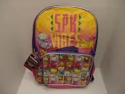 Moose Shopkins Backpack Detachable Lunch Box School Travel Back Pack Bag Girl