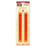 LED Autolamps Amber Sequential Indicator Rear Strip Light Amber Lens 2 Blister