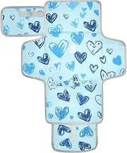 Reusable Baby Changing mat with Tissue Pocket Diaper Changing pad Travel Infant Travel Station Kit