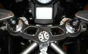 CARBON FIBRE FORK YOKE COVER for all Ducati 749 or 999 Fibre Lyte