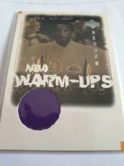 2001 UD Encore Kobe Bryant NBA Warm-Ups Jersey Card Los Angeles Lakers