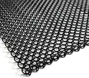 (60cm H x 60cm W) - Midwest Hearth Fireplace Screen Mesh Curtain. 2 Panels Each 60cm Wide. Includes Screen Pulls. Made in USA (60cm H x 60cm W)