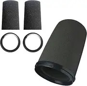 High-Density Foam Pop Filter with Retaining Ring Repalcement Fit for SM7B, SM7A, SM7dB, MV7 Vocal Microphone Windscreen - 2 Pack