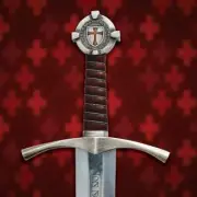 The Accolade Sword of the Knights Templar - Handmade Medieval Sword W/Scabbard