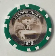 Dunes Hotel Casino Las Vegas Photo Chip 1950 Sultan Centennial Series