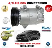 FOR RENAULT MEGANE Mk II SPORT TOURER AIR CON COMPRESSOR 2003->2009 OE QUALITY