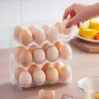 Egg Holder Multi Tier Egg Containers for Drawer Refrigerator Side Door Shelf