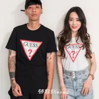 在飛比找蝦皮商城精選優惠-[現貨] GUESS 男版/女版 經典倒三角大LOGO 圓領