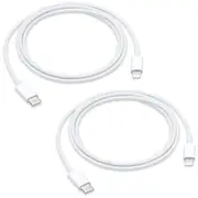 2pc 1M USB Type C to Lightning Pin Data Charge Cable Connector For Apple iPhone iPad USB-C x2