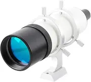 Telescope Finder Scope 8x50 8X Magnification Sight Hair Reticle Astronomic Accessories(Silver Bracket)
