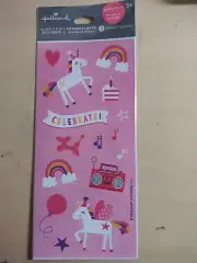 hallmark autocollants 2pgs scratch and sniff bubblegum