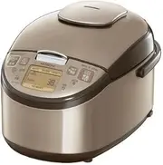The latest model Hitachi overseas rice cooker RZ-KG10Y N (Gold) 5 cup 220-230V specification made in Japan