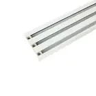 3-track Rail for Curtains, Blinds, Panels, aluminium, ceiling mount, any sizes