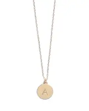 kate spade new york Mini Initial Pendant Necklace, 17-20