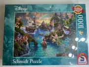 NEW SEALED Schmidt Spiele Puzzle Disney Peter Pan Thomas Kinkade Puzzle 1000