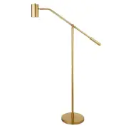 Henn&Hart 12" Brass Metal Floor Lamp