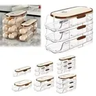 Egg Holder Transparent Refrigerator Side Door Drawer Egg Storage Box Kitche GXC