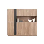 Modern Furniture ADRIANO Display Unit 218cm - Light Brown