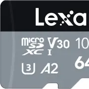 Lexar Micro SD Card 64GB Professional 1066x Class 10 A2 U3 Phone Tablet Memory
