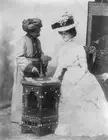 Photo:Fortune teller,oriental,cards,woman,c1901