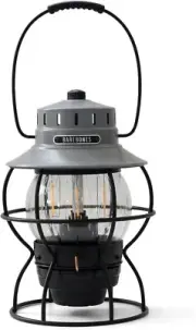 Compact Vintage LED Lantern - Rechargeable Battery Light for Outdoor Adventures