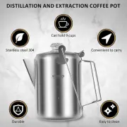 Percolator Coffee Pot Stainless Steel Camping Coffee Pot Outdoor Stovetop RKY