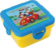 The Wiggles Snack Box for Kids, Snap-on Lid, Microwave and Top Rack Dishwasher Safe, Great to Keep Snacks, Candy, Cookies, Fruits, and More