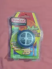 Duncan Reflex Auto Return Yo-Yo Beginner String Trick - Silver & Blue- New- L