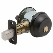 Schlage Deadbolts Single Cylinder - Aged Bronze - Deadbolt Lock (B60N716)