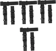 minkissy 4 Sets Adjustable Luggage Straps with Clips Heavy Duty Travel Accessory for Suitcases Quick Release and Easy to Use Lightweight and Portable Secure Luggage Fixing