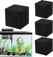 Fish Tank Filter, Cube Activated Carbon Aquarium Water Purifier Fish Tank Filtering Cleaners Fish Tank Decorations for Aquarium Fish Tank