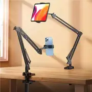 360° Lazy Tablet Stand iPad Holder for Bed Table Long Arm Phone Stand Holder
