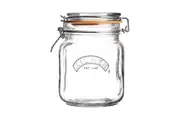Kilner Square Clip Top Jar 1 Litre