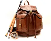 Hand Made Leather Backpack , Gift ,Leathercraft, Bag , Bushcraft ,Orginal ,