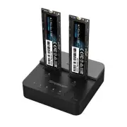 Simplecom SD550v2 USB 3.2 Gen2x2 to Dual Bay NVMe M.2 SSD Docking Station Duplic
