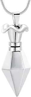 EQIOENAYE(売店) [STORE] Stainless Steel Cremation Jewelry Keepsake Keepsake Urn Pendant Necklace for Loved Ones Ashes, pendant with chain