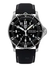 Luminox Sport Timer Leather Strap Blue Dial Automatic Diver's XS.0921 200M Men's Watch