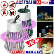 Electric LED Mosquito Killer Lamp FlyRLrap Insect Bug Zapper Catcher UV Mozzie T