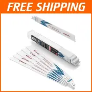 Durable 9" Bi-Metal Reciprocating Saw Blades - 25 Pieces for Universal Use