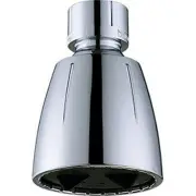 Showerhead, Fixed-Mount, Adjustable Spray, Chrome-Plated Plastic 228634