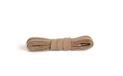 Kaps Flat Laces, quality durable cotton shoe laces for casual footwear, beige