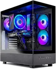 Skytech Azure Gaming PC Desktop, Ryzen 7 7700 3.8 GHz (5.3GHz Turbo), NVIDIA RTX 5060 Ti 16GB, 1TB NVMe SSD, 16GB DDR5 RAM 6000, 650W Gold PSU, Wi-Fi, Win 11