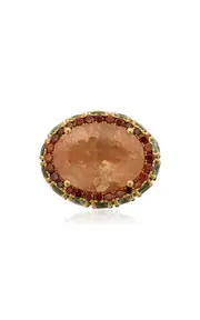 [Ileana Makri] 18K Yellow Gold Morganite Twilight Ring