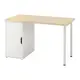 IKEA 書桌/工作桌, 松木效果/白色, 120x60 公分