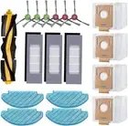 18 Pack Replacement Accessories Parts Kit for ECOVACS DEEBOT OZMO T8 / T8 AIVI