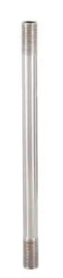 B&P Lamp Nickel Plated 1/8 IP Steel Threaded Rod